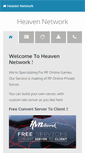 Mobile Screenshot of heaven-gaming.org
